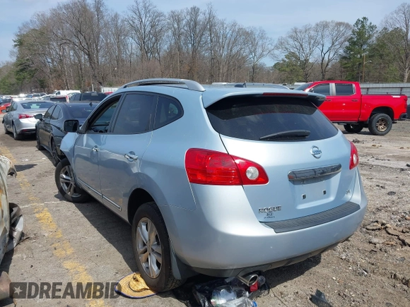 2012 Nissan Rogue S with VIN JN8AS5MT6CW255130, listed as a IAAI auction lot 41810612 with 150,866 mi miles and . Bid and sale history available at DreamBid. Image 3.