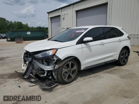 2021 Ford Edge ST z VIN 2FMPK4AP0MBA58542, wystawiony jako Copart lot #53996435 z przebiegiem Nie podano mil oraz Szkoda całkowita • Salvage title. Historia ofert i sprzedaży dostępna na DreamBid. Obrazek 1.