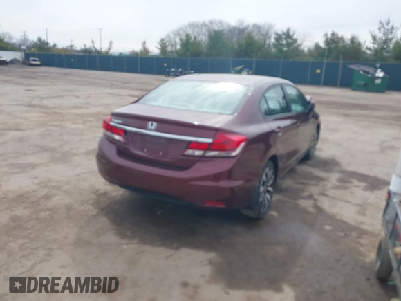 2014 Honda Civic Sedan EX-L with VIN 19XFB2F92EE056896, listed as a IAAI auction lot 41808362 with 88,714 mi miles. Bid and sale history available at carsss.com. Image 4.