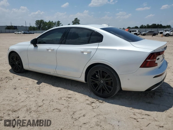 2024 Volvo S60 Plus Black Edition with VIN 7JRL12FHXRG281975, listed as a Copart auction lot 64807344 with 5,629 mi miles and Salvage title. Bid and sale history available at DreamBid. Image 2.