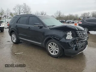 2017 Ford Explorer XLT with VIN 1FM5K7D89HGD19792, listed as a Copart auction lot 51812705 with 101,800 mi miles and Salvage Title. Bid and sale history available at DreamBid. Image 4.