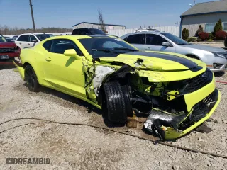 2021 Chevrolet Camaro 2LT with VIN 1G1FD1RS4M0111707, listed as a Copart auction lot 48641644 with 27,565 mi miles and Non Repairable. Bid and sale history available at carsss.com. Image 4.