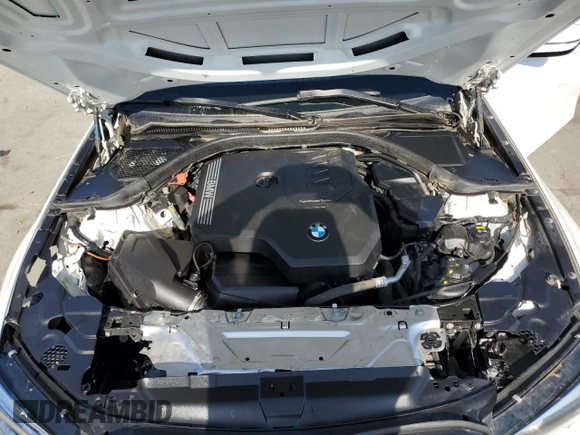 2019 BMW 3 Series 330i with VIN WBA5R1C57KAK09173, listed as a Copart auction lot 57803915 with 89,043 mi miles and Salvage title. Bid and sale history available at DreamBid. Image 11.