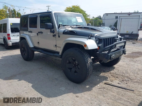 2008 Jeep Wrangler Unlimited Sahara with VIN 1J4GA59158L623784, listed as a IAAI auction lot 40365783 with 185,224 mi miles and . Bid and sale history available at DreamBid. Image 1.