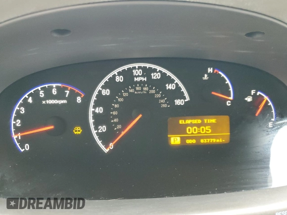 2006 Hyundai Azera SE with VIN KMHFC46F96A061818, listed as a Copart auction lot 44084205 with 83,779 mi miles and Salvage title. Bid and sale history available at DreamBid. Image 9.