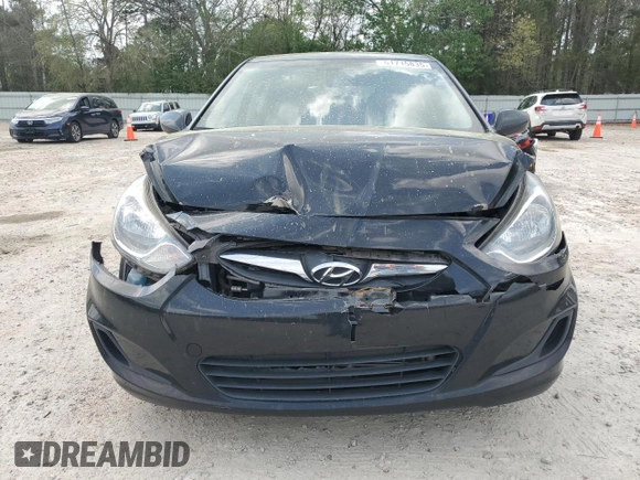 2013 Hyundai Accent GL with VIN KMHCT5AE0DU120967, listed as a Copart auction lot 51715835 with 77,517 mi miles and Salvage Title. Bid and sale history available at carsss.com. Image 5.