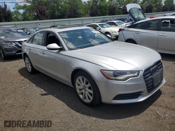 2013 Audi A6 Premium Plus with VIN WAUGGAFC9DN130429, listed as a Copart auction lot 63611005 with 146,580 mi miles and Salvage title. Bid and sale history available at DreamBid. Image 4.
