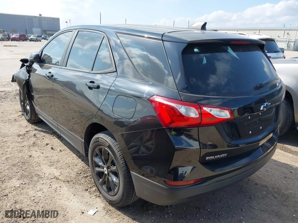 2020 Chevrolet Equinox LS with VIN 2GNAXSEV6L6117777, listed as a IAAI auction lot 41516894 with 58,108 mi miles. Bid and sale history available at carsss.com. Image 3.