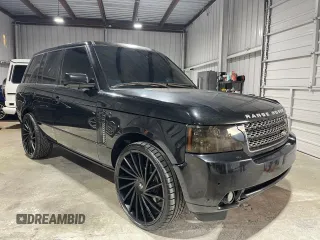 2012 Land Rover Range Rover HSE Lux with VIN SALMF1D47CA375183, listed as a Copart auction lot 52832615 with 88,609 mi miles and Salvage Title. Bid and sale history available at DreamBid. Image 1.