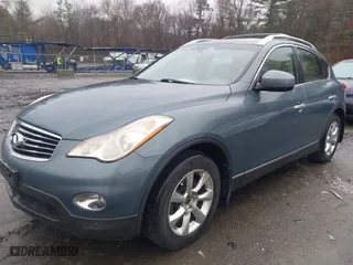 2008 Infiniti EX35 Journey with VIN JNKAJ09F48M353109, listed as a IAAI auction lot 41980870 with 174,708 mi miles. Bid and sale history available at carsss.com. Image 2.