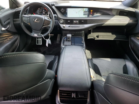 2018 Lexus LS with VIN JTHC51FF4J5004992, listed as a Copart auction lot 49701775 with 99,155 mi miles and Salvage Title. Bid and sale history available at carsss.com. Image 8.