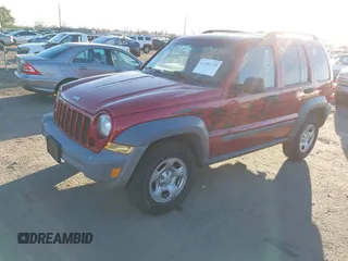 2005 Jeep Liberty Sport with VIN 1J4GK48K85W665278, listed as a IAAI auction lot 41285729 with 219,031 mi miles. Bid and sale history available at carsss.com. Image 2.