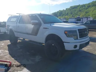 2014 Ford F-150 XL with VIN 1FTFW1ET0EFC63966, listed as a IAAI auction lot 42172143 with 155,335 mi miles and . Bid and sale history available at DreamBid. Image 1.