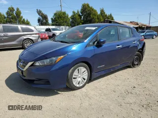 2019 Nissan LEAF SV with VIN 1N4AZ1CPXKC320460, listed as a Copart auction lot 54930505 with 42,450 mi miles and Salvage title. Bid and sale history available at DreamBid. Image 1.