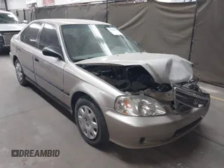 2000 Honda Civic LX with VIN 2HGEJ6674YH532404, listed as a IAAI auction lot 41998834 with 94,504 mi miles. Bid and sale history available at carsss.com. Image 1.