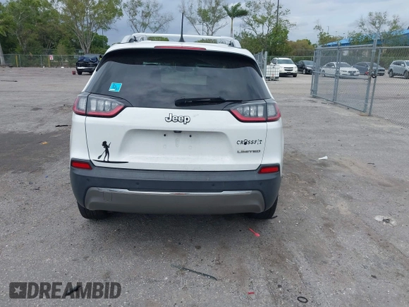 2019 Jeep Cherokee Limited with VIN 1C4PJLDB3KD346287, listed as a IAAI auction lot 41770053 with 75,172 mi miles and . Bid and sale history available at DreamBid. Image 16.