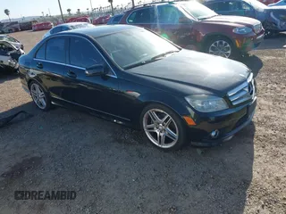 2010 Mercedes-Benz C C 300 Sport with VIN WDDGF8BB1AR125733, listed as a IAAI auction lot 41837121 with 118,234 mi miles. Bid and sale history available at carsss.com. Image 1.