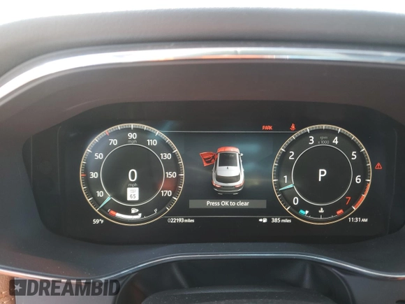 2024 Jaguar F-Pace R-Dynamic S с VIN SADCT2EX5RA721027, выставлен на аукционе Copart как лот 86248634 с пробегом 22 193 миль миль и Чистый • Clean title. История ставок и продаж доступна на DreamBid. Изображение 9.