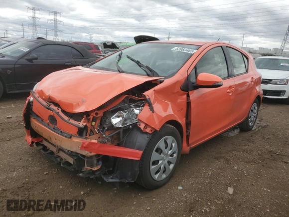 2014 Toyota Prius One with VIN JTDKDTB38E1073950, listed as a Copart auction lot 53983465 with 109,222 mi miles and Salvage Title. Bid and sale history available at DreamBid. Image 1.