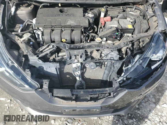 2017 Nissan Sentra SL with VIN 3N1AB7AP8HY237200, listed as a Copart auction lot 80703754 with 45,298 mi miles and Salvage title. Bid and sale history available at DreamBid. Image 12.