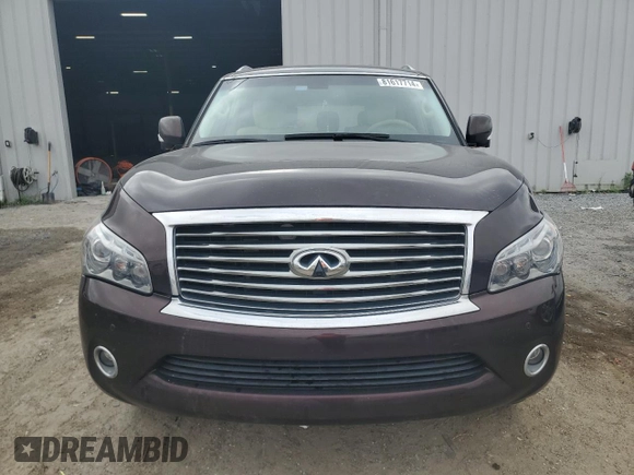 2013 Infiniti QX56 8-passenger with VIN JN8AZ2ND2D9730192, listed as a Copart auction lot 81617714 with 196,975 mi miles and Clean Title. Bid and sale history available at carsss.com. Image 5.