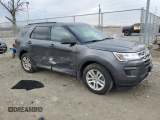 2018 Ford Explorer XLT with VIN 1FM5K8DH4JGA40603, listed as a Copart auction lot 50973805 with 91,259 mi miles and Salvage Title. Bid and sale history available at carsss.com. Image 4.