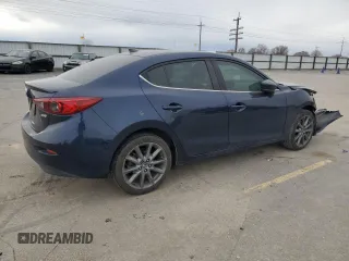 2018 Mazda 3 Touring with VIN 3MZBN1V32JM267882, listed as a Copart auction lot 48735085 with 53,742 mi miles and Salvage Title. Bid and sale history available at carsss.com. Image 3.