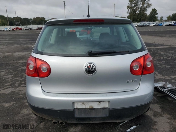 2007 Volkswagen Rabbit with VIN WVWBR71K47W063083, listed as a Copart auction lot 44718495 with 0 mi miles and Salvage Title. Bid and sale history available at carsss.com. Image 6.
