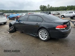 2008 BMW 7 Series 750Li with VIN WBAHN83588DT81267, listed as a Copart auction lot 70256964 with 127,155 mi miles and Salvage Title. Bid and sale history available at carsss.com. Image 2.