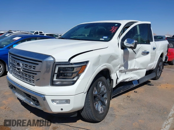 2024 Nissan Titan Pro-4X with VIN 1N6AA1ED3RN104028, listed as a IAAI auction lot 41837183 with 12,267 mi miles and . Bid and sale history available at DreamBid. Image 16.