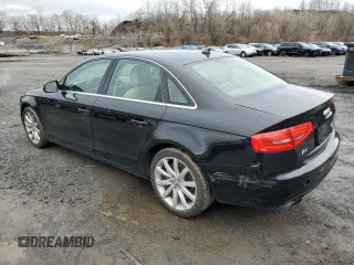 2013 Audi A4 Premium Plus with VIN WAUEFAFL1DN035597, listed as a Copart auction lot 48017165 with 173,523 mi miles and Salvage Title. Bid and sale history available at carsss.com. Image 2.