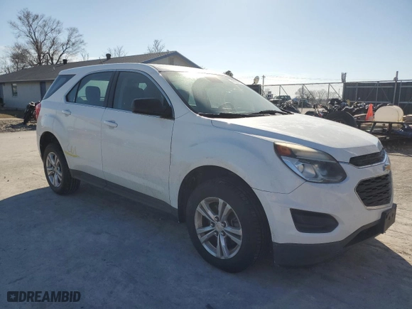 2017 Chevrolet Equinox LS with VIN 2GNALBEK9H1585878, listed as a Copart auction lot 47067835 with 124,186 mi miles and Salvage Title. Bid and sale history available at carsss.com. Image 4.