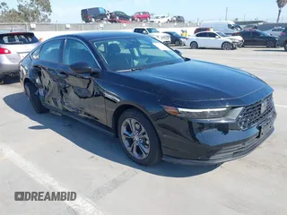 2024 Honda Accord EX with VIN 1HGCY1F39RA087273, listed as a IAAI auction lot 42173641 with 8,325 mi miles and . Bid and sale history available at DreamBid. Image 1.