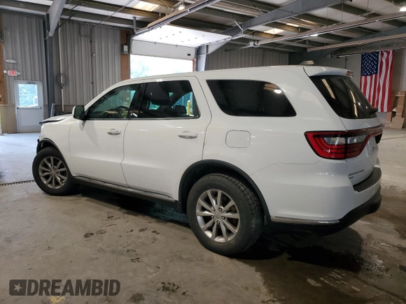 2016 Dodge Durango SXT with VIN 1C4RDJAG7GC460343, listed as a Copart auction lot 60974975 with 59,783 mi miles and Salvage title. Bid and sale history available at DreamBid. Image 2.
