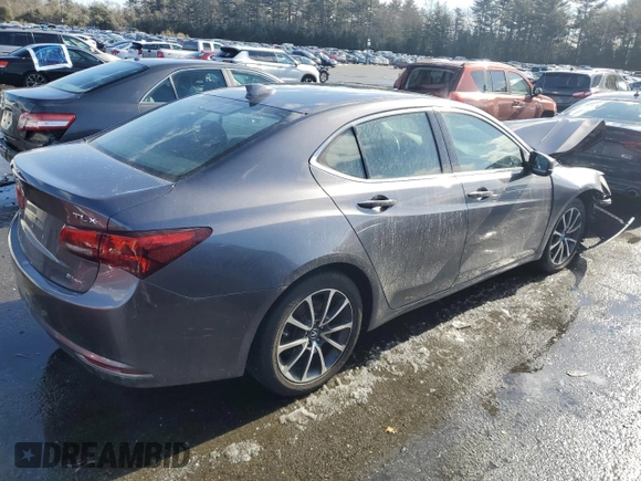 2017 Acura TLX V6 w/Technology Pkg with VIN 19UUB3F58HA000593, listed as a Copart auction lot 43967695 with 83,241 mi miles and Non Repairable. Bid and sale history available at carsss.com. Image 3.