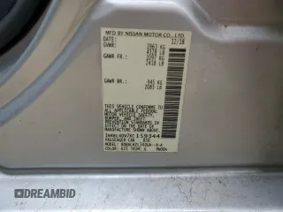 2019 Nissan Altima SV with VIN 1N4BL4DV7KC159344, listed as a Copart auction lot 57728725 with 53,747 mi miles and Salvage title. Bid and sale history available at DreamBid. Image 13.