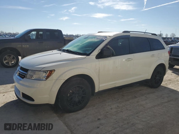 2018 Dodge Journey SE with VIN 3C4PDCABXJT277179, listed as a Copart auction lot 46536635 with 136,889 mi miles and Salvage Title. Bid and sale history available at carsss.com. Image 1.