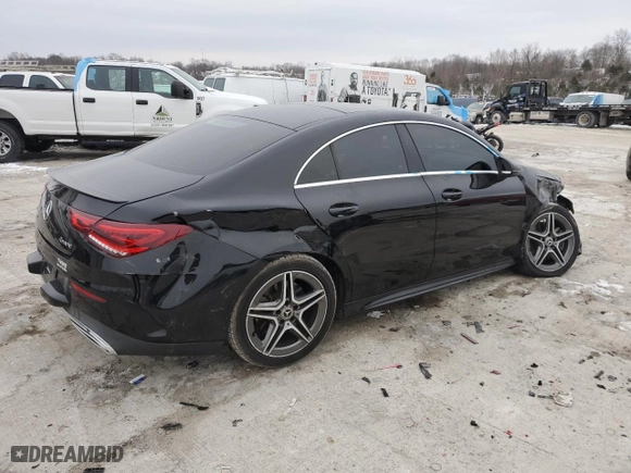 2020 Mercedes-Benz CLA with VIN W1K5J4HB1LN095326, listed as a Copart auction lot 42341865 with NaN miles and Salvage Title. Bid and sale history available at carsss.com. Image 3.