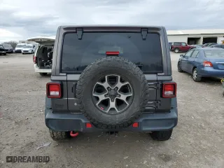 2019 Jeep Wrangler Unlimited Rubicon with VIN 1C4HJXFN0KW545613, listed as a Copart auction lot 42807785 with 64,510 mi miles and Salvage Title. Bid and sale history available at carsss.com. Image 6.