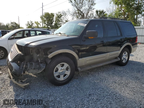 2006 Ford Expedition Eddie Bauer with VIN 1FMPU17596LA91363, listed as a Copart auction lot 55474755 with 127,201 mi miles and Salvage title. Bid and sale history available at DreamBid. Image 1.