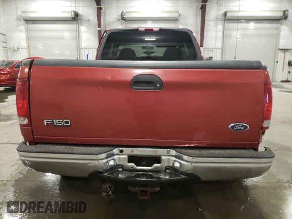 1999 Ford F-150 XL with VIN 1FTRX18LXXNC09573, listed as a Copart auction lot 45971425 with 0 mi miles and Salvage Title. Bid and sale history available at carsss.com. Image 6.
