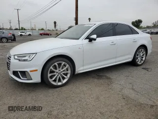 2019 Audi A4 Premium Plus z VIN WAUENAF49KN016496, wystawiony jako Copart lot #53193915 z przebiegiem 57 013 mil mil oraz Szkoda całkowita • Salvage title. Historia ofert i sprzedaży dostępna na DreamBid. Obrazek 1.