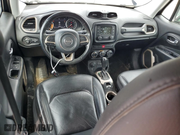 2016 Jeep Renegade Limited with VIN ZACCJBDT6GPD35696, listed as a Copart auction lot 59821795 with 153,831 mi miles and Salvage title. Bid and sale history available at DreamBid. Image 8.