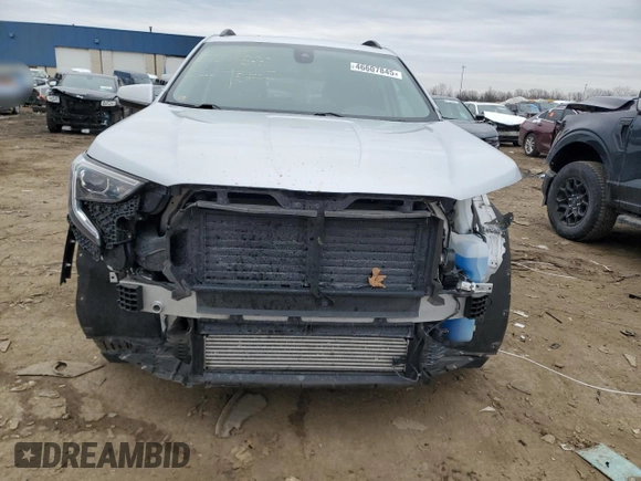 2020 GMC Terrain SLE with VIN 3GKALMEV1LL294768, listed as a Copart auction lot 46607845 with 51,230 mi miles and Salvage Title. Bid and sale history available at DreamBid. Image 5.