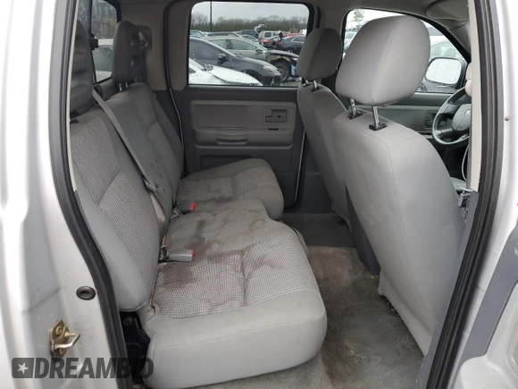 2007 Dodge Dakota SLT with VIN 1D7HW48K37S119907, listed as a Copart auction lot 84241844 with 205,967 mi miles and Clean Title. Bid and sale history available at carsss.com. Image 10.