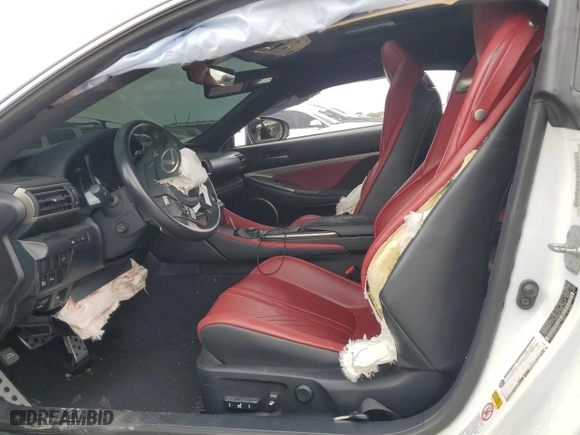 2015 Lexus RC F with VIN JTHHP5BCXF5002142, listed as a Copart auction lot 62619904 with NaN miles and Salvage Title. Bid and sale history available at carsss.com. Image 7.