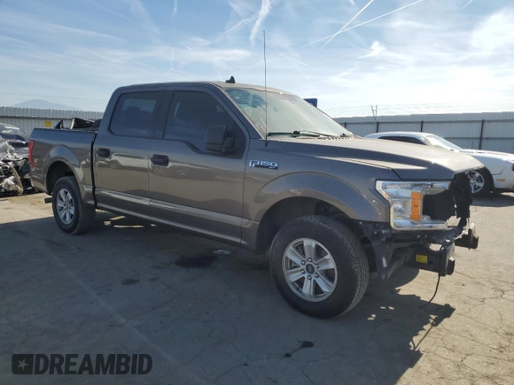 2020 Ford F-150 XL with VIN 1FTEW1C52LFA97821, listed as a Copart auction lot 42384905 with 41,867 mi miles and Salvage Title. Bid and sale history available at carsss.com. Image 4.