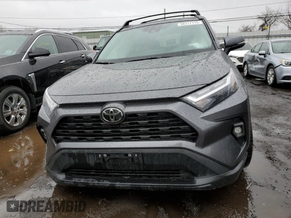 2023 Toyota RAV4 XLE Premium with VIN 2T3A1RFV7PC350144, listed as a Copart auction lot 50317175 with 46,130 mi miles and Salvage Title. Bid and sale history available at carsss.com. Image 5.