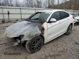 2017 BMW X4 xDrive28i with VIN 5UXXW3C58H0T77711, listed as a Copart auction lot 42436975 with 0 mi miles and Salvage Title. Bid and sale history available at carsss.com. Image 1.