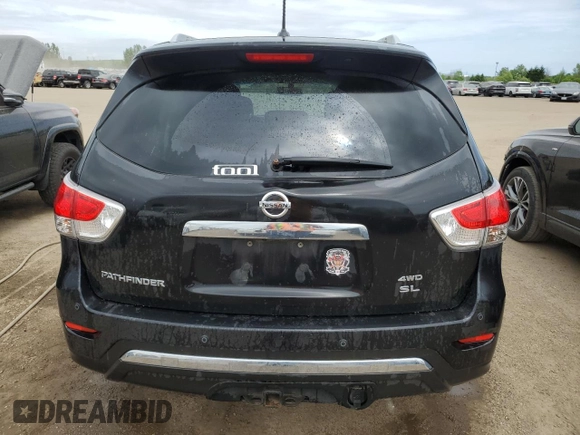 2015 Nissan Pathfinder SL with VIN 5N1AR2MM1FC691013, listed as a Copart auction lot 61550215 with 203,409 mi miles and Clean title. Bid and sale history available at DreamBid. Image 6.